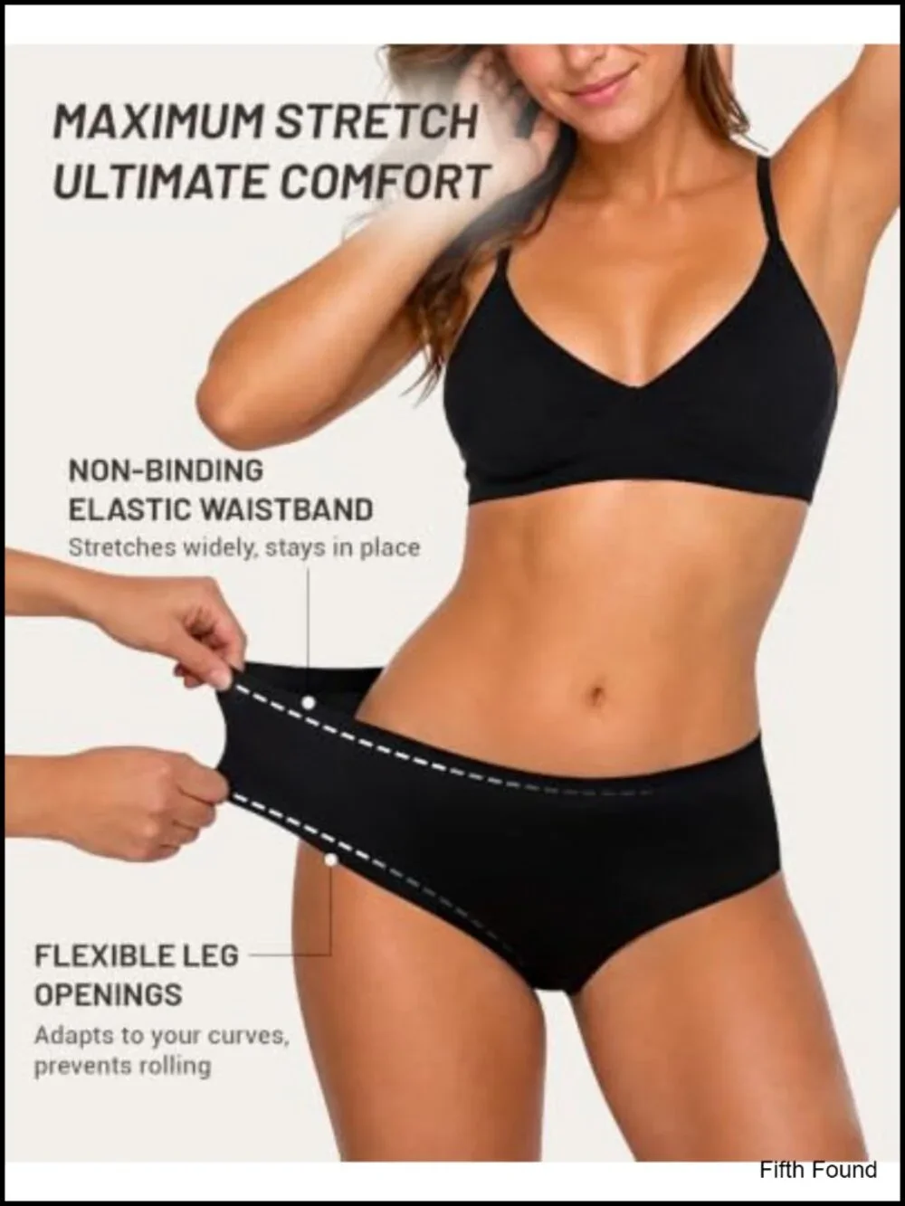 Cotton Blend Women's Briefs 6 Pack Mid Rise Stretchy Everyday Underwear Plus